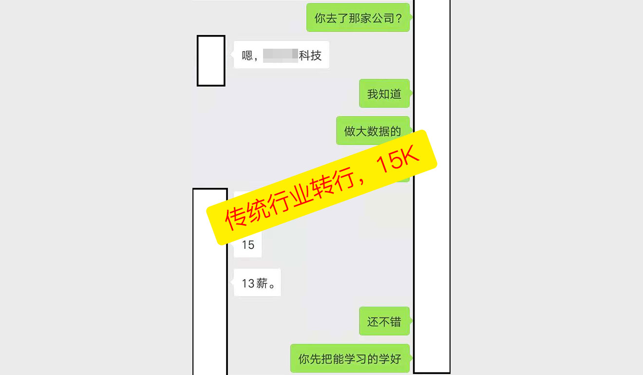 传统行业转行，15K